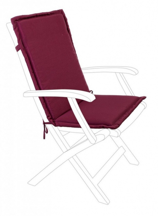 Perna pentru scaun Poly180, Poliester, Visiniu, 45x94x3 cm Bizzotto imagine 2022 by aka-home.ro