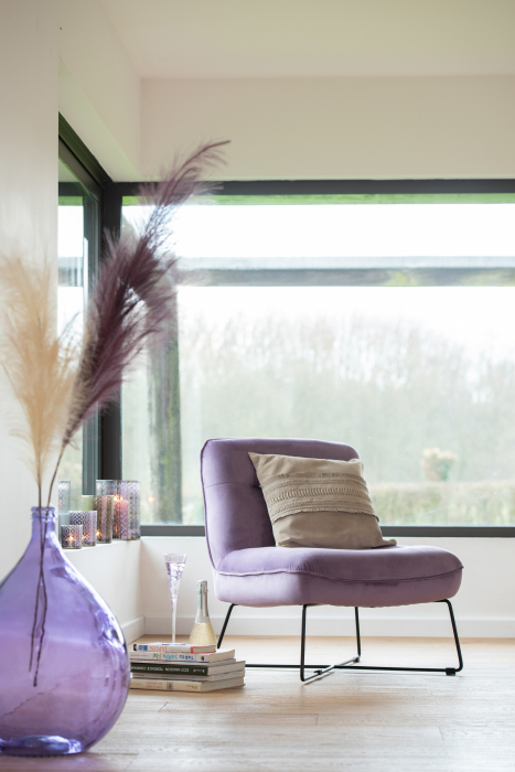 Perna, Piele sintetica, Gri, 43x43x1 [4]