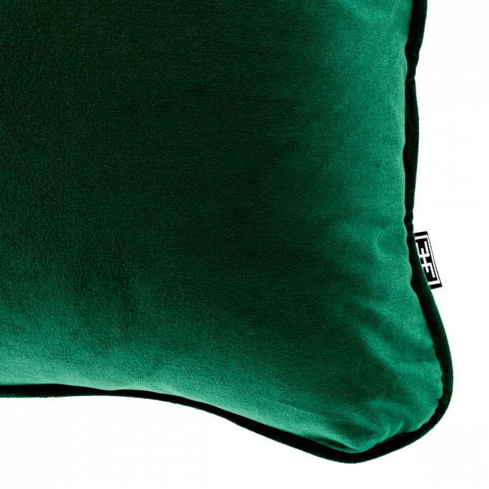 Pernă, Roche catifea verde 60 x 60 cm [2]