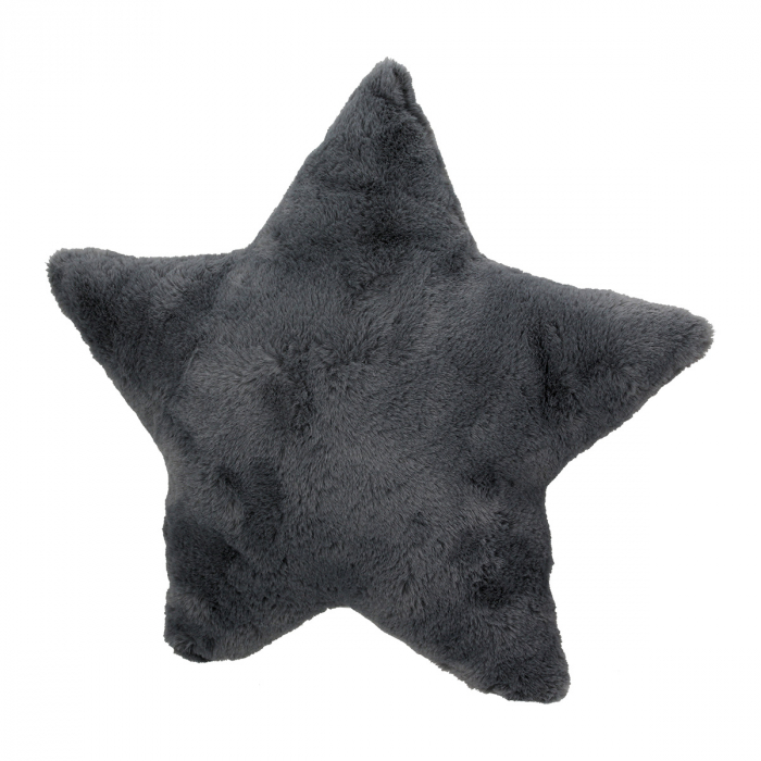 Pernă, Star, Plush, Pânză, crem, gri, PU 4, 2 buc. asortate, L. 13 cm, L. 45 cm, H. 43 cm [2]