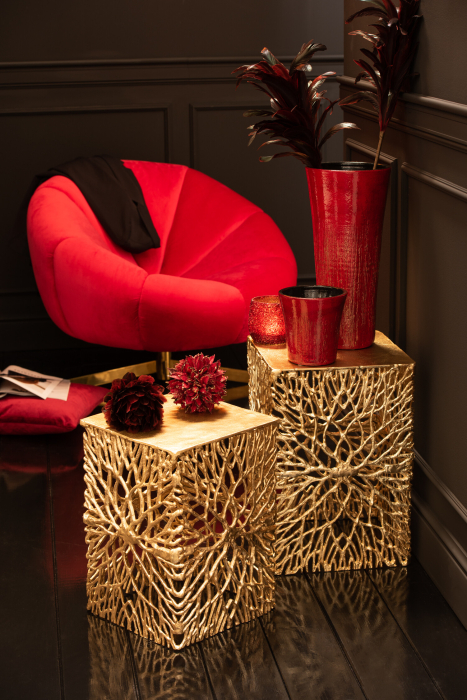 Perna, Textil, Rosu, 45x45x4 [4]