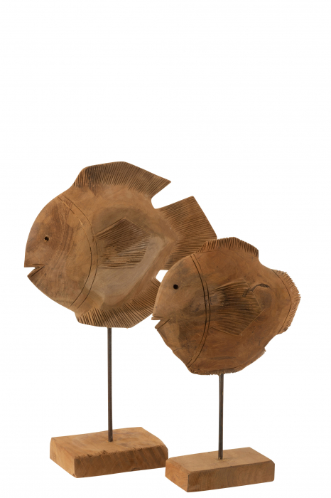 Figurina Peste, Lemn, Natural, 23x8x50 cm [2]