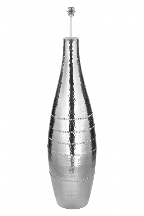 Picior lampa de podea Bardo, Aluminiu nichelat, Argintiu, 35x35x30 cm FINK
