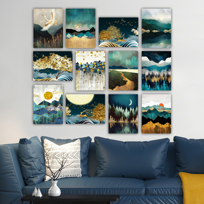 Pictura decorativa MDF (12 bucati)