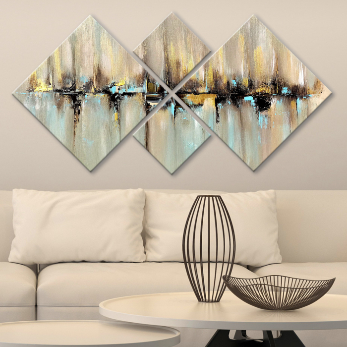 Pictura decorativa MDF (4 bucati)