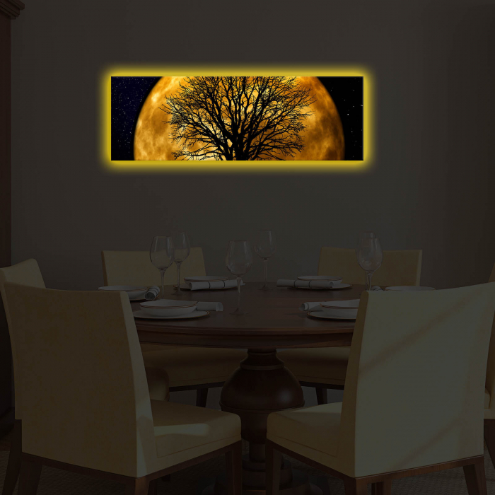Pictură decorativă pe pânză ă cu LED [3]
