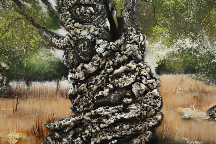 Pictura pe panza, Maslin -a- 120x3,8x80 cm [2]