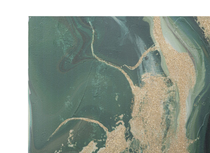 Pictura pe pânza, verde 80x2,8x100 cm [2]