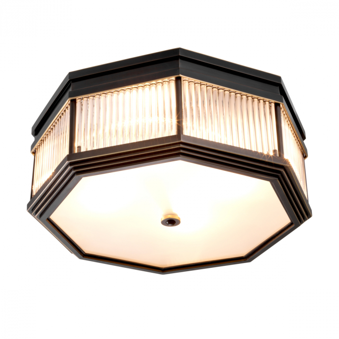 Plafoniera Bagatelle, finisaj bronz, Dims: W. 40.5 | D. 40.5 | H. 18  (CM) [3]