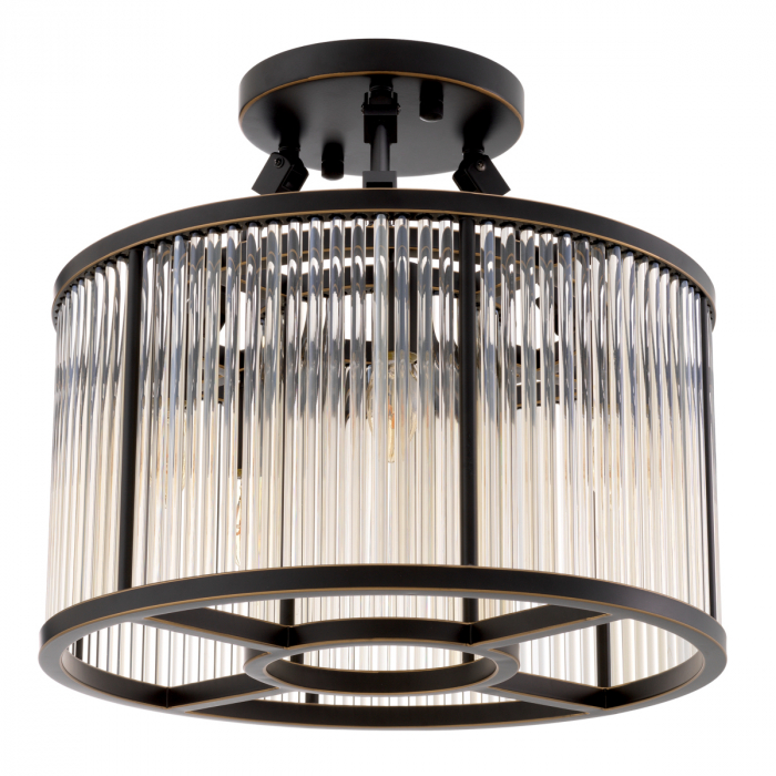 Plafoniera Bernardi S, finisaj bronz [2]