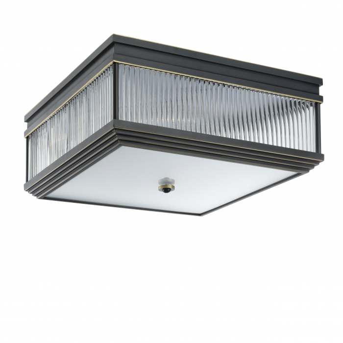 Plafoniera Marly, finisaj bronz, Dims: W. 40.5 | D. 40.5 | H. 18.5  (CM) [2]