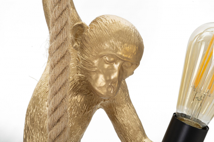 Plafoniera Monkey, Auriu, Cm Ø 27X32X60 [4]