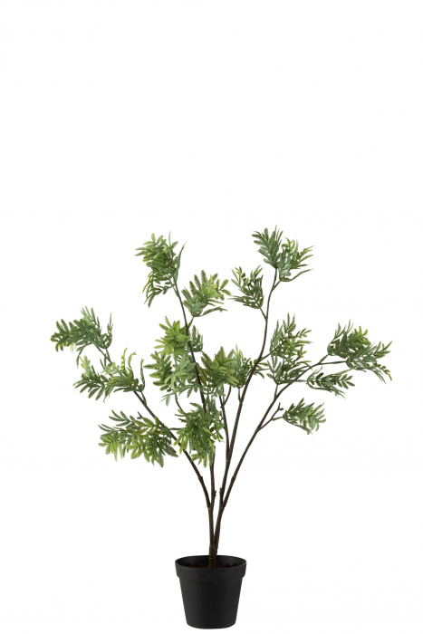 Poza Planta in ghiveci, Plastic, Verde, 15x15x73 cm