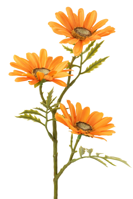 Planta, Material sintetic, Portocaliu, 11x11x45 [2]