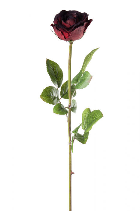 Floare artificiala, Material sintetic, Rosu, 60x10x10 cm