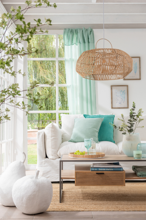 Planta artificiala, Textil, Verde, 51x84x193 cm [3]