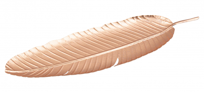 Platou decorativ Glam - B -, Fier, Aramiu, 55x18x2 cm [6]
