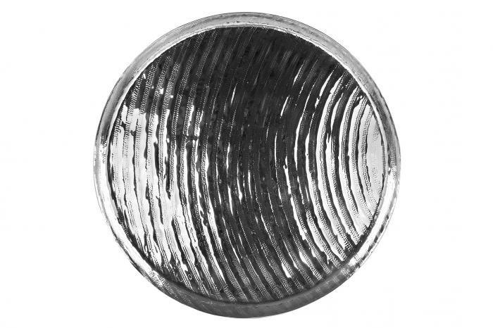Platou decorativ Pascal, Aluminiu nichelat, Argintiu, 81x81x75 cm [2]
