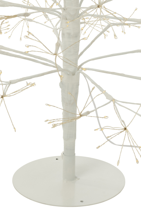 Pom de Craciun, Lumini LED, alb cald, metal, M [6]
