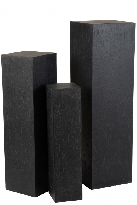 Postament, Ceramica, Negru, 35x35x121 cm [2]