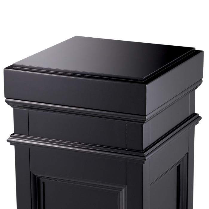 Postament Marceau finisaj negru cerat, Dims: L. 44 | W. 44 | H. 103  (CM) [3]