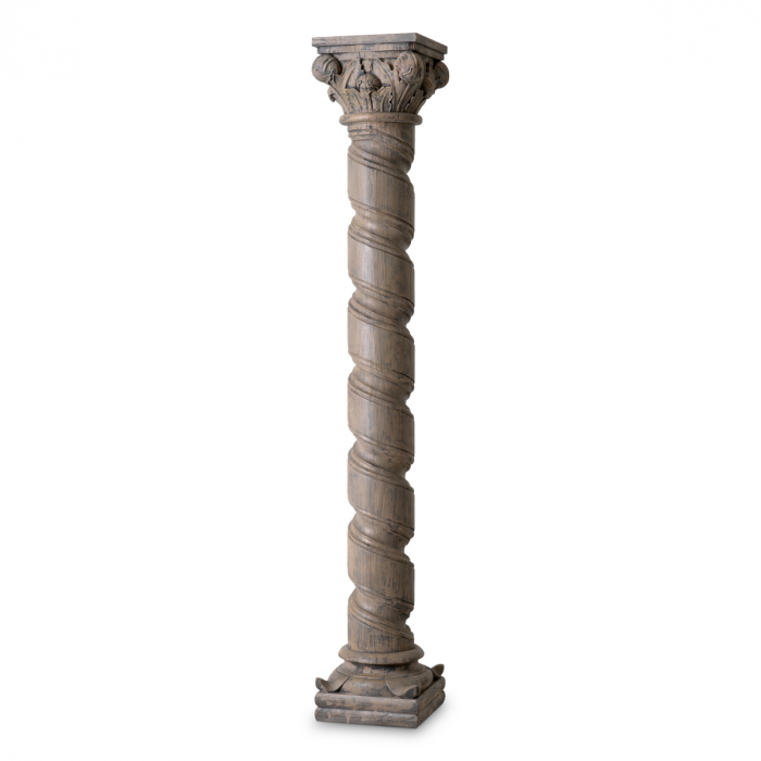 Postament Veneto finisaj antic, Dims: W. 35 | D. 35 | H. 220  (CM) [1]