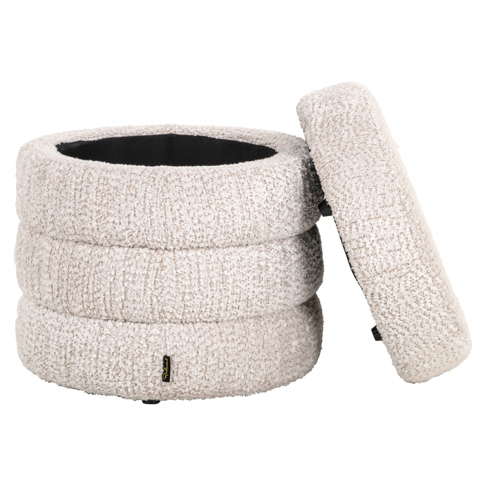 Puf Adele (Be Lovely 11 crem), Dims: 48.0 x 47.0 x 47.0 cm [3]