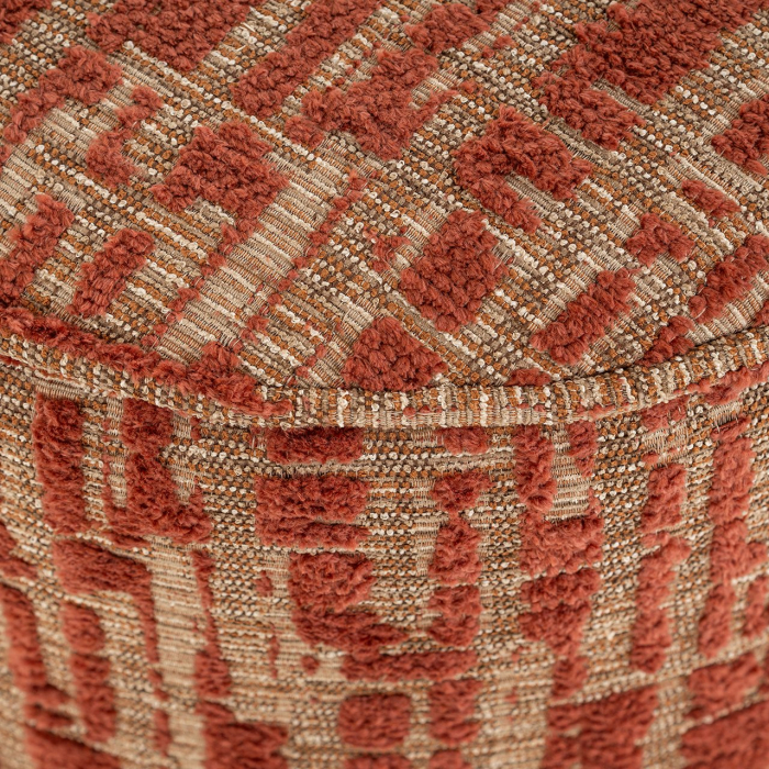 Puf Lexie 45Ø (Dalia 511 Terra), Dims: 47.0 x 45.0 x 45.0 cm [3]