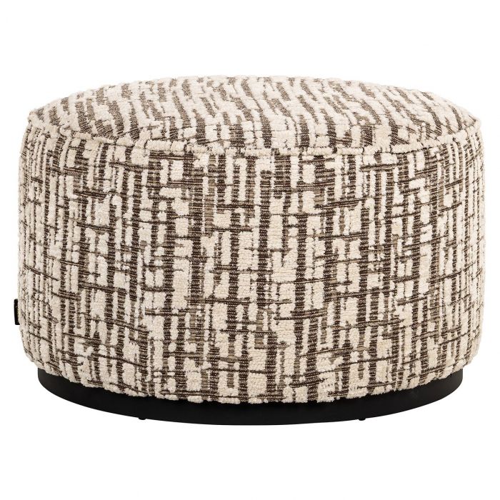 Puf Lexie 70Ø (Dalia 11 crem), Dims: 42.0 x 70.0 x 70.0 cm [1]
