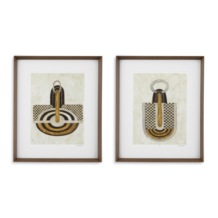 Print Obiect de arta de Vanna Lam, Set de 2 |W. 74 | D. 6 | H. 89 cm | per frame [1]