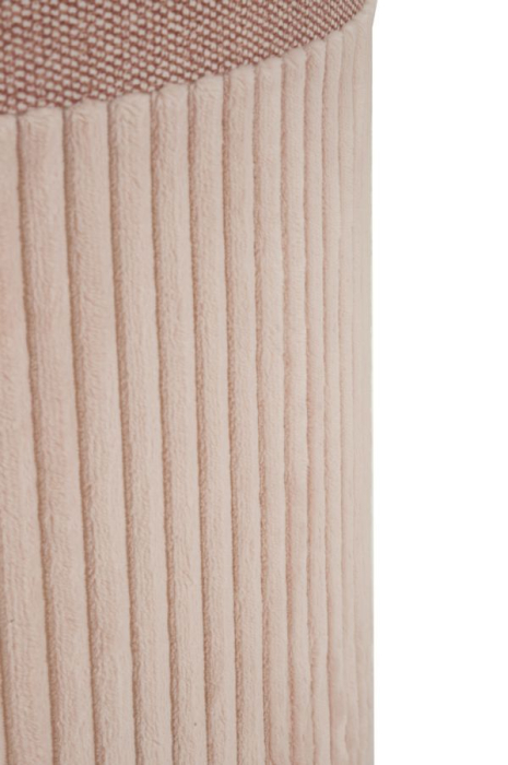Puf cu spatiu depozitare, roz, set de 3 piese, cm ø 40,5x49,5-35x42-31x38 [6]