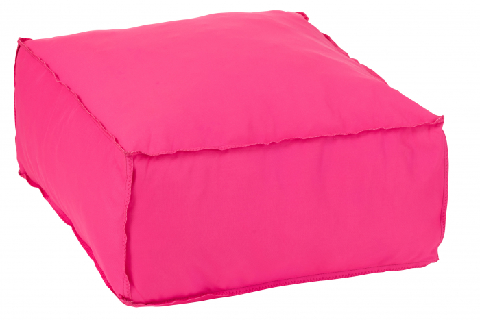 Puf Hassock, Textil, Roz, 60x60x29 cm