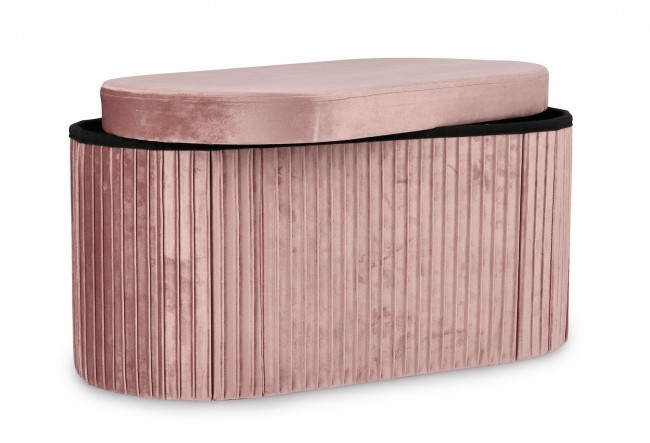 Puf Jocelyn, Velvet Antiq, 76x38x38 cm [5]