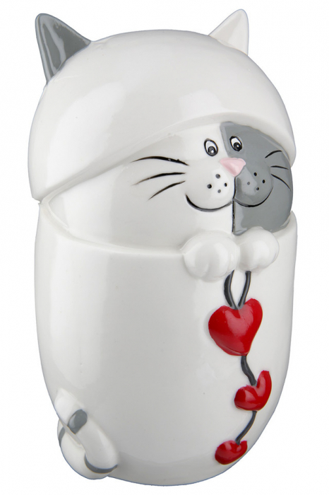 Pusculita din porțelan Pisica Amor [3]