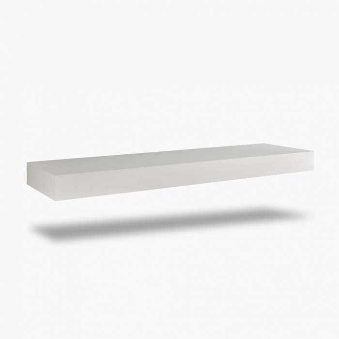 Raft de perete BELSK , MDF, Alb, 165×45.1×12 cm lotusland.ro imagine noua elgreco.ro