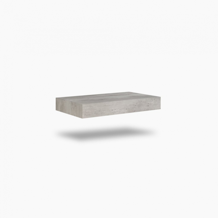 Raft de perete BELSK , MDF, Gri, 100×45.1×12 cm lotusland.ro imagine noua elgreco.ro