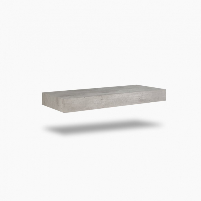 Raft de perete BELSK , MDF, Gri, 120×45.1×12 cm lotusland.ro imagine noua elgreco.ro