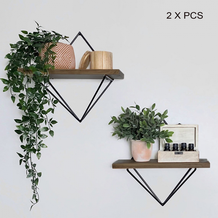 Raft decorativ de perete din lemn [2]