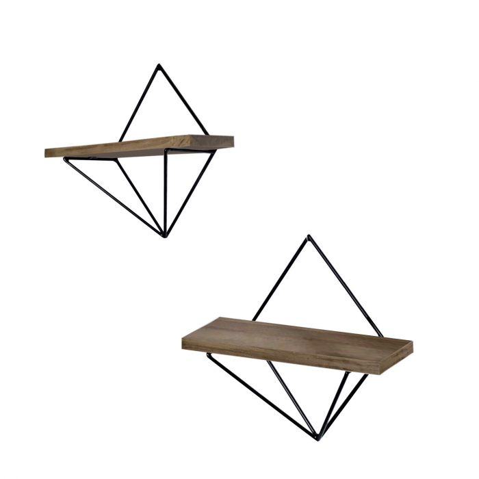 Raft decorativ de perete din lemn [3]