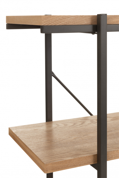 Raft, Lemn, Natural, 140x38x166 cm [8]