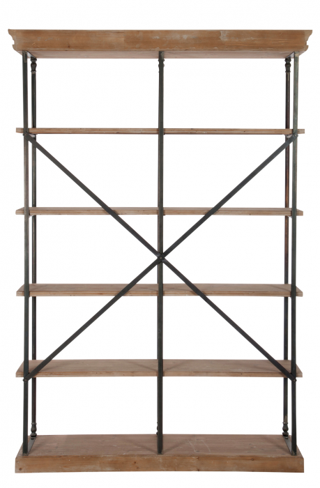 Raft, Lemn, Natural, 148x39x214 cm [5]