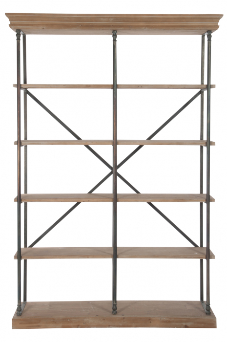 Raft, Lemn, Natural, 148x39x214 cm [6]
