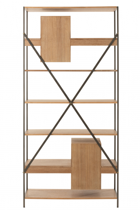 Raft, Lemn, Natural, 95x38.5x200.5 cm [4]