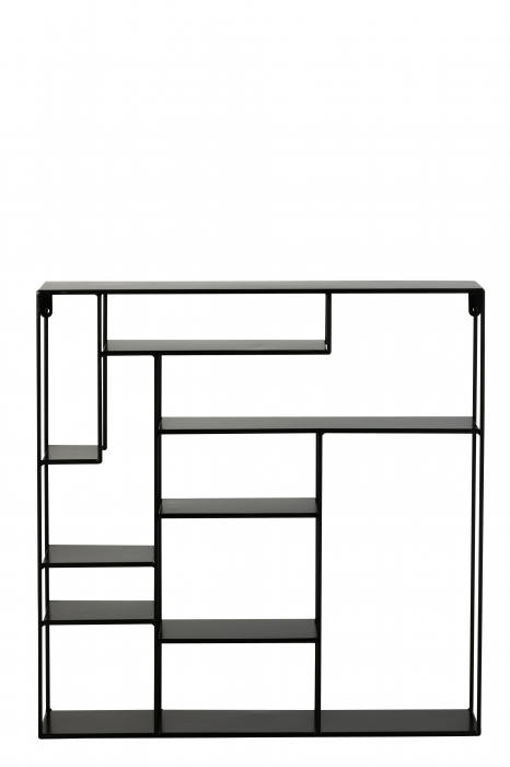 Raft Maranta, Metal, Negru, 80x11.5x80 [5]