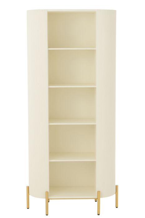 Raft mdf/metal, alb/auriu [3]
