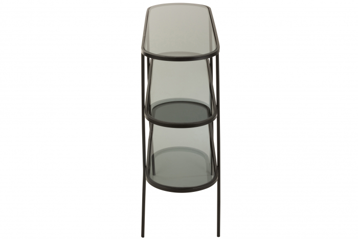 Raft, Metal, Negru, 100x30x80 cm [3]