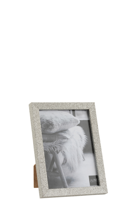 Rama foto (13x18 cm), Lemn, Argintiu, 15x1.5x20 cm [1]