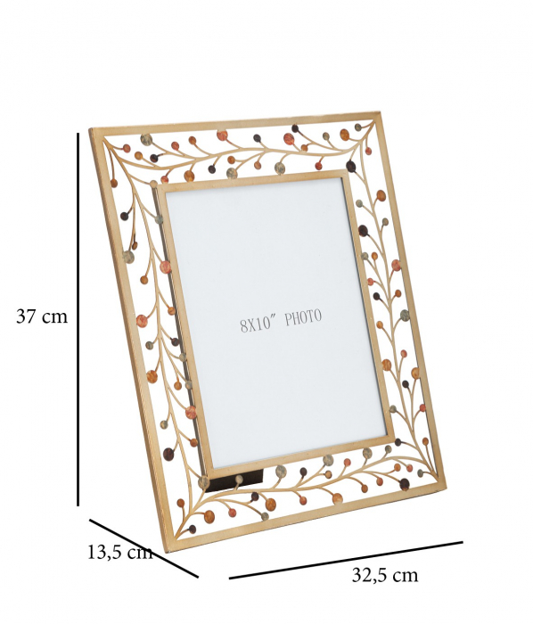Rama foto Bixy, Fier, Multicolor, 36.2x32.5x13.5 cm [2]