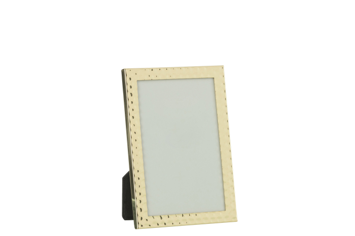 Rama foto Hammered, Metal, Auriu, 14x1.5x19 cm [1]
