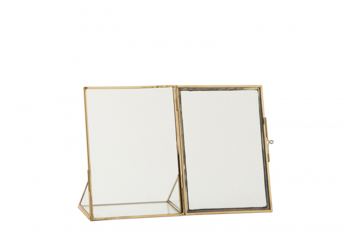Rama foto Jewel, Metal, Auriu, 16x8x19.5 cm [2]